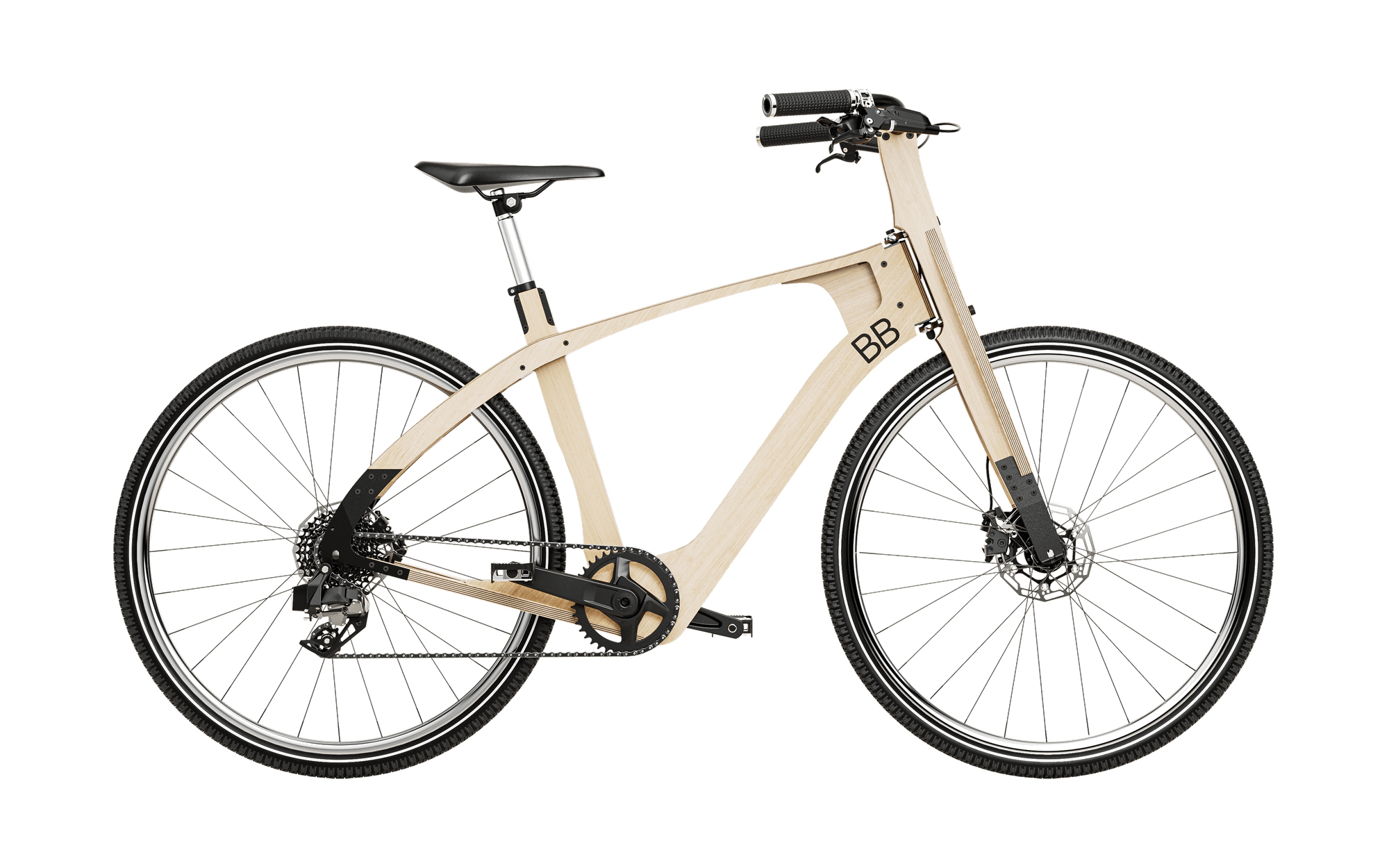 Flotte de vélos en bois pour événement